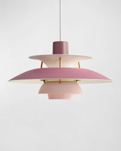 Louis Poulsen Ph 5 Mini Pendant Light In Hues Of Rose