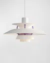 Louis Poulsen Ph 5 Mini Pendant Light In White Classic