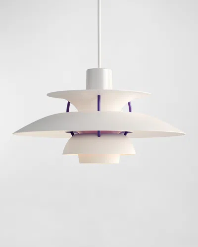 Louis Poulsen Ph 5 Mini Pendant Light In White Classic