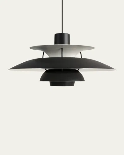 Louis Poulsen Ph 5 Pendant Light, 11" In Black