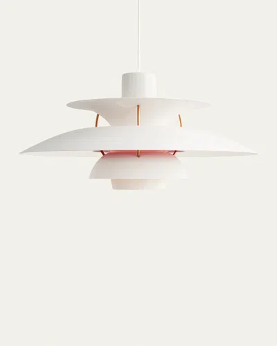 Louis Poulsen Ph 5 Pendant Light, 11" In White