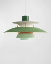 Louis Poulsen Ph 5 Mini Pendant Lamp In Hues Of Green