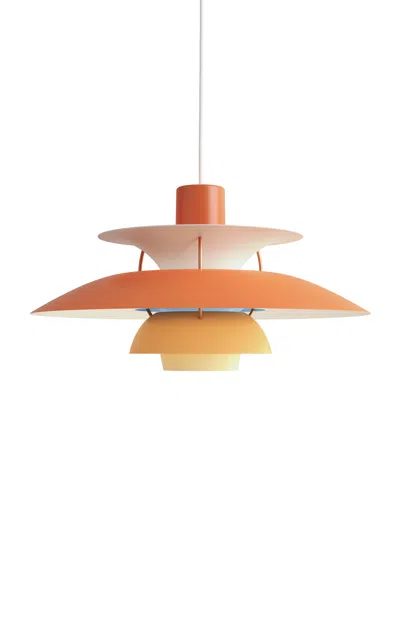 Louis Poulsen Ph 5 Steel Pendant Lamp In Orange