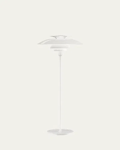 Louis Poulsen Ph 80 Floor Lamp In White Opal Acrylic