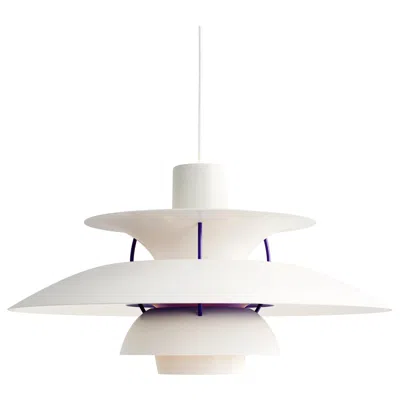 Pre-owned Louis Poulsen Poul Henningsen Ph 5 Pendant For  In Classic White