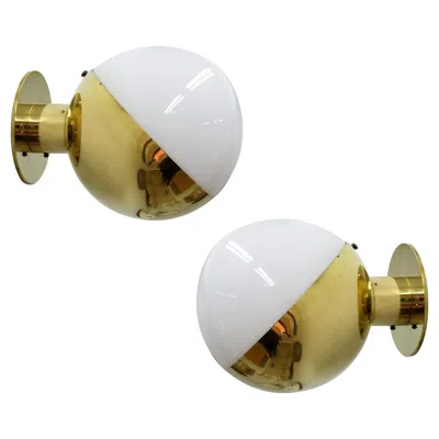 Pre-owned Louis Poulsen Vilhelm Lauritzen Wall Lights Model 10630, 1940 In Sand