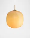 Louis Poulsen Vl45 Radiohus Pendant Lamp In Amber