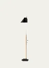 Louis Poulsen Yuh Brass Floor Lamp In Brass/black