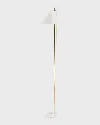 Louis Poulsen Yuh Brass Floor Lamp In Brass/white