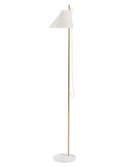 Louis Poulsen Yuh Floor Lamp In Brass White