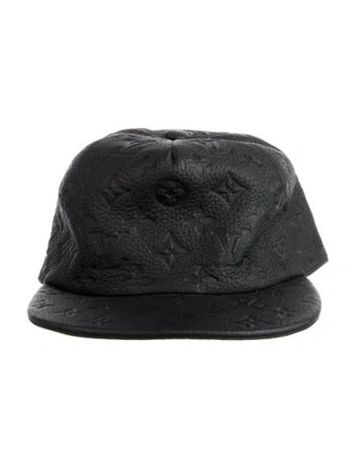Pre-owned Louis Vuitton 1.0 Monogram Empreinte Hat In Black