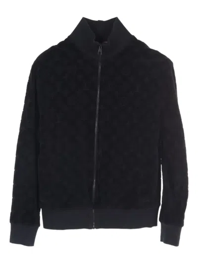 Pre-owned Louis Vuitton 10's Monogram Velour Jacket