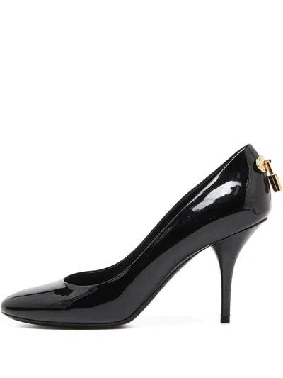 Pre-owned Louis Vuitton 100mm Lock It Pumps