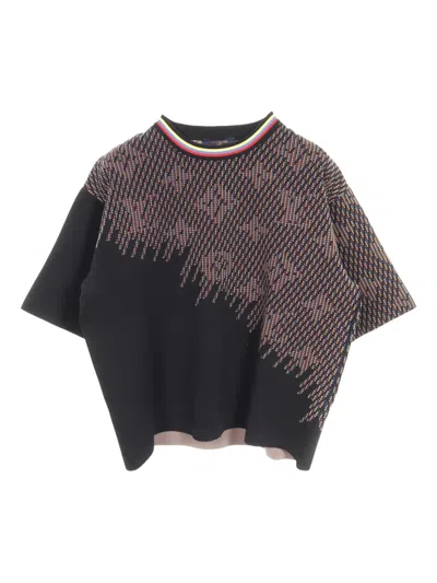 Pre-owned Louis Vuitton 10s Crew-neck T-shirt In Black