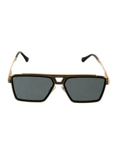 Pre-owned Louis Vuitton 1.1 Evidence Lv Monogram Sunglasses In Gold