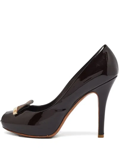 Pre-owned Louis Vuitton 110mm Patent-leather Pumps
