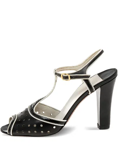 Pre-owned Louis Vuitton 110mm Perforated Sandals