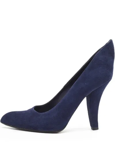 Pre-owned Louis Vuitton 110mm Suede Pumps