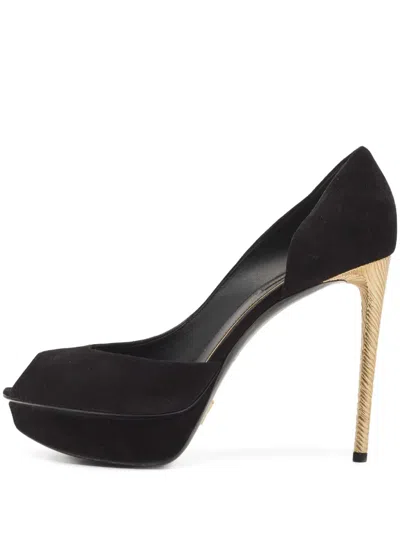 Pre-owned Louis Vuitton 110mm Suede Pumps