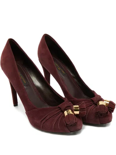 Pre-owned Louis Vuitton 1196842 Burgundy In Red