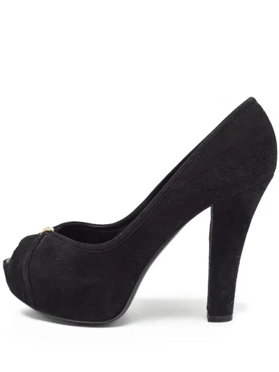 Pre-owned Louis Vuitton 120mm Suede Pumps