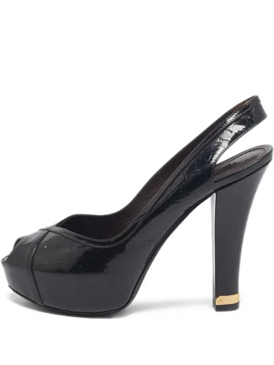 Pre-owned Louis Vuitton 125mm Leather Heeled Pumps
