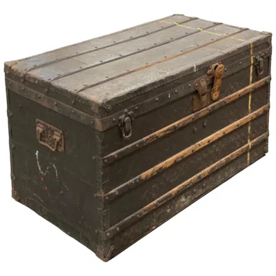 Pre-owned Louis Vuitton 1886  Trunk In Black