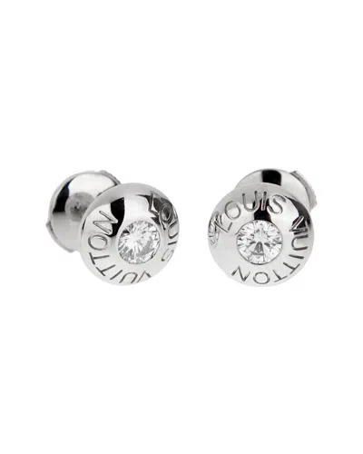 Pre-owned Louis Vuitton 18k 0.30 Ct. Tw. Diamond Earrings (authentic Pre-loved)