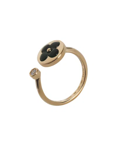 Pre-owned Louis Vuitton 18k Blossom Mini Diamond Ring (authentic Pre-loved)