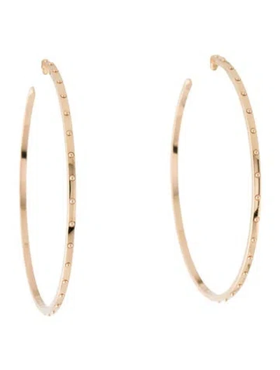 Pre-owned Louis Vuitton 18k Emprise Hoop Earrings In Multicolor
