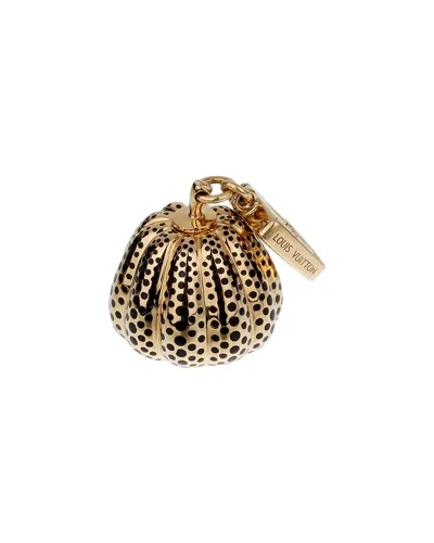 Pre-owned Louis Vuitton 18k Limited Edition Of 29, Yayoi Kusama Pumpkin Charm Pendant/necklace (authentic Pre-