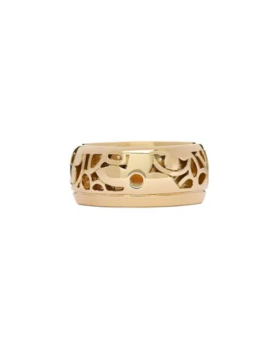 Louis Vuitton 18k Monogram Ring (authentic Pre-loved) In Gold
