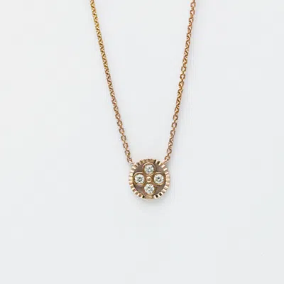 Pre-owned Louis Vuitton 18k Pink Gold Diamond Pandantif Blossom