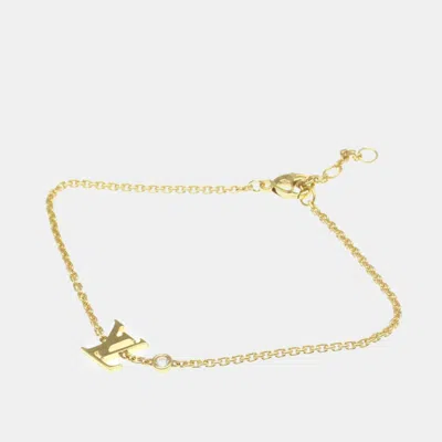 Pre-owned Louis Vuitton Idylle Blossom Lv Pink Gold 18k Diamond Charm Bracelet