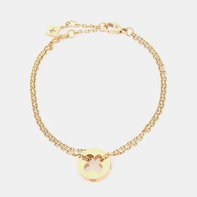 Pre-owned Louis Vuitton 18k Rose Gold Empreinte Bracelet In Multi