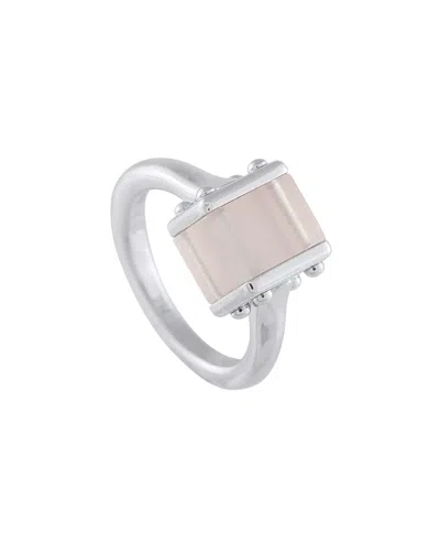 Pre-owned Louis Vuitton 18k Rose Quartz Ring (authentic Pre-loved)