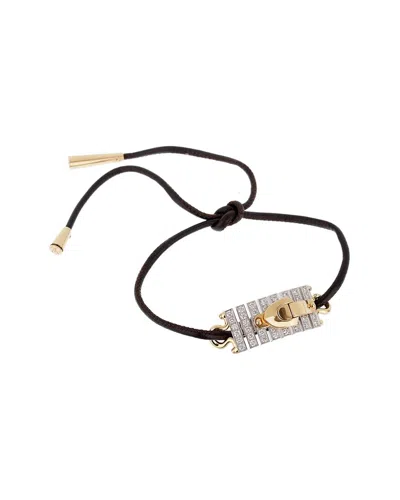 Louis Vuitton 18k Two-tone 1.44 Ct. Tw. Diamond Convertible Necklace/bracelet (authentic Pre-loved) In Multi
