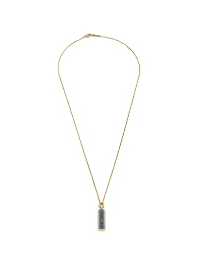 Pre-owned Louis Vuitton 18k Yellow Gold Tag Necklace