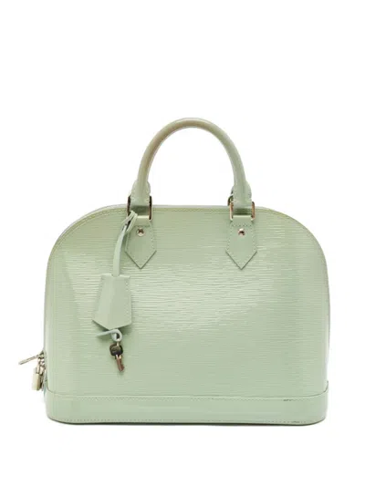 Pre-owned Louis Vuitton 1934 Alma Pm Handbag In Green