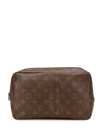 Pre-owned Louis Vuitton 1960-1980 Monogram Trousse Toilette 28 Clutch Bag