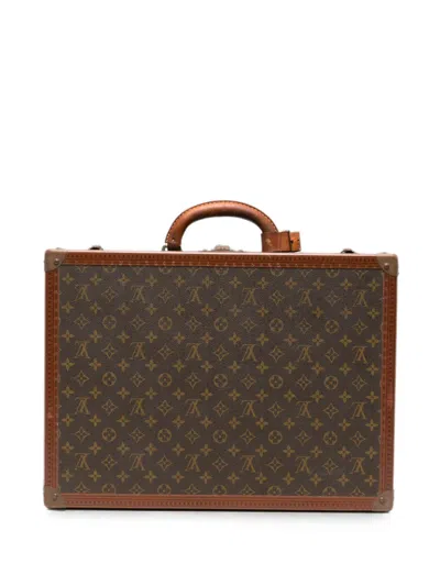 Louis Vuitton 1970s Monogram Suitcase In Brown