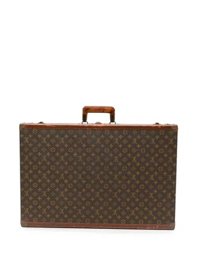 Pre-owned Louis Vuitton 1970s Monogram Suitcase In Brown