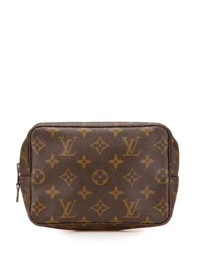 Pre-owned Louis Vuitton 1983 Monogram Trousse Toilette 18 Clutch Bag