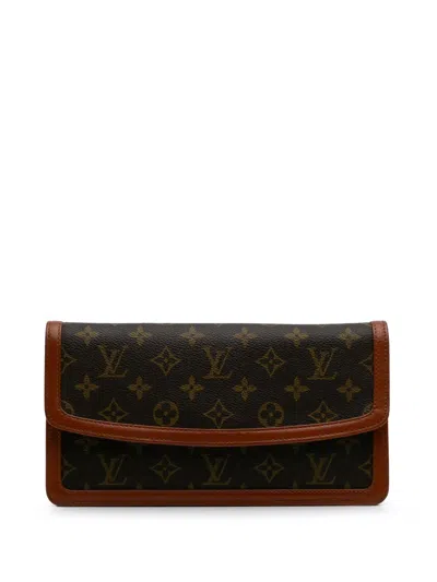 Pre-owned Louis Vuitton 1986 Monogram Pochette Dame Pm Clutch Bag