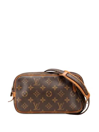Pre-owned Louis Vuitton 1987 Monogram Pochette Marly Bandouliere Crossbody Bag
