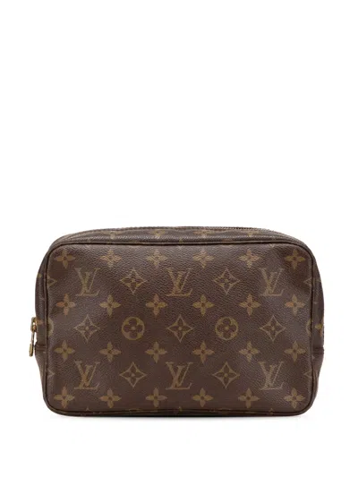 Pre-owned Louis Vuitton 1987 Monogram Trousse Toilette 23 Clutch Bag