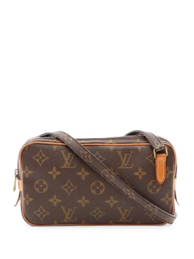 Louis Vuitton 1988 Monogram Marly Bandoulière Shoulder Bag In Brown