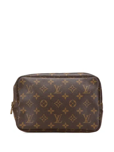 Pre-owned Louis Vuitton 1988 Monogram Trousse Toilette 23 Clutch Bag
