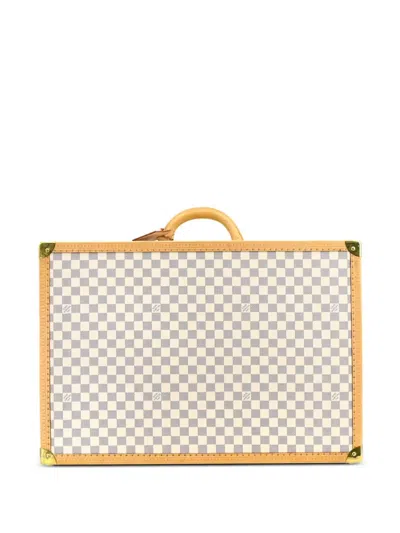 Pre-owned Louis Vuitton 1990-2000 Alzer 60 Case Bag In 白色