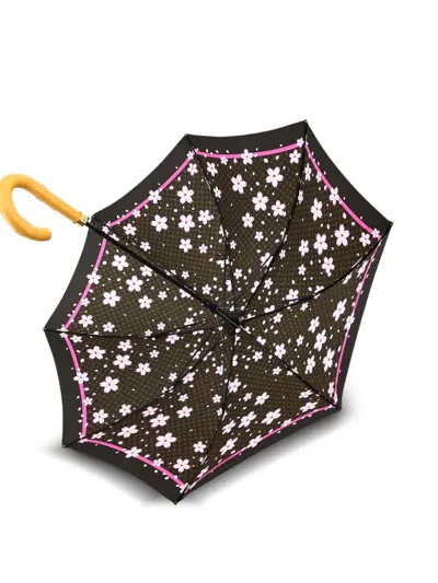 Pre-owned Louis Vuitton 1990-2000 Cherry Blossom Umbrella In Brown